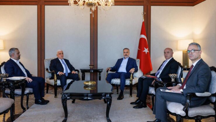 Bakan Hakan Fidan, Haşdi Şabi Komisyonu Başkanı Falih El-Feyyad İle Görüştü