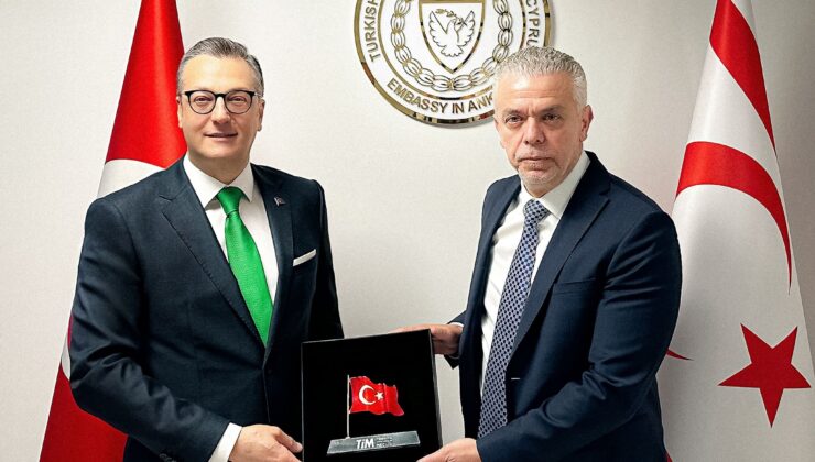TİM Ankara Temsilcisi Salih Güner Gülyeşil’den KKTC Büyükelçisi’ne Stratejik Ziyaret