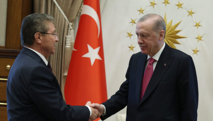 Cumhurbaşkanı Erdoğan, KKTC Başbakanı Ünal Üstel’i Kabul Etti