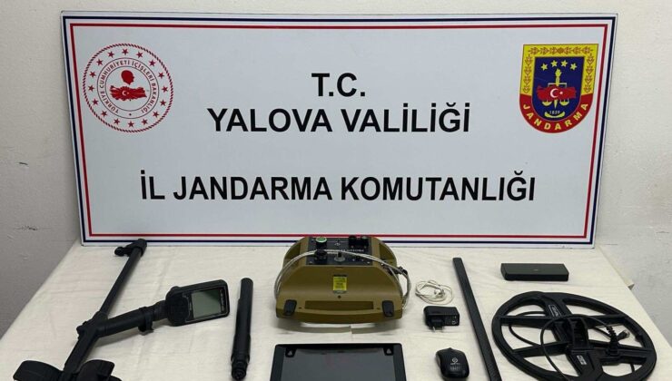 Yalova’da Jandarmadan Kaçak Kazı Ve Hırsızlık Operasyonu
