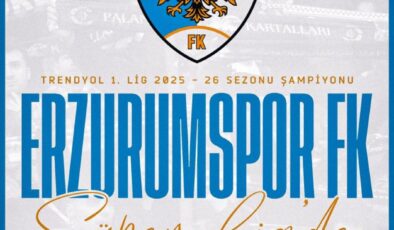 Cumhurbaşkanı Erdoğan’dan Erzurumspor’a Tebrik Mesajı