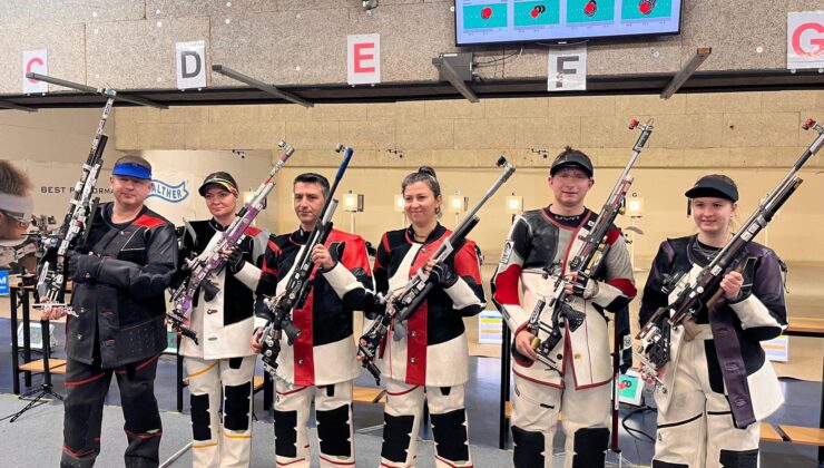 TSK Spor Gücü Atış Takımı Berlin’de Şampiyonlukla Döndü