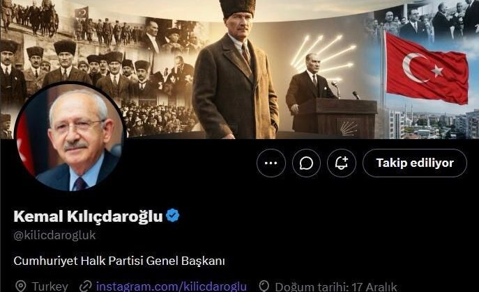 SON DAKİKA Kemal Kılıçdaroğlu Sosyal Medya Biyografisini Güncelledi: CHP Genel Başkanlığını İlan Etti