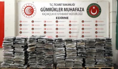 Kapıkule’den Giriş Yapan TIR’da 526 Kilogram Uyuşturucu Ele Geçirildi