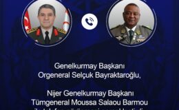 Orgeneral Bayraktaroğlu, Nijerli Mevkidaşı Barmou İle Görüştü