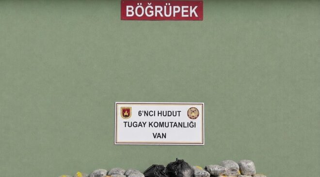 Van Hudut Hattında Kapsamlı Uyuşturucu Operasyonu