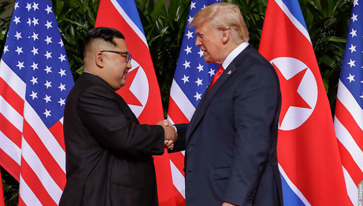 Trump’tan Kuzey Kore Lideri Kim İle Görüşme Sinyali